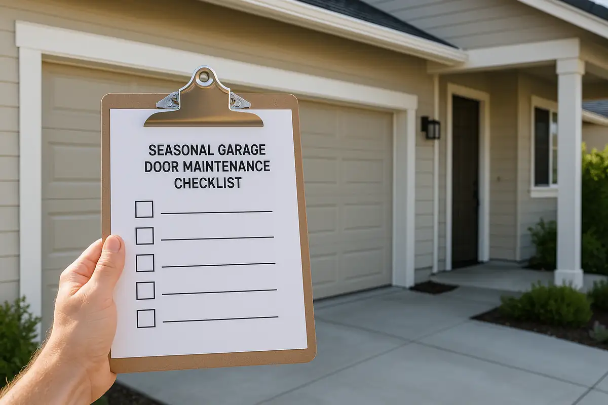Seasonal Garage Door Maintenance Checklist by Alfi Garage Door Repair in Sausalito, CA