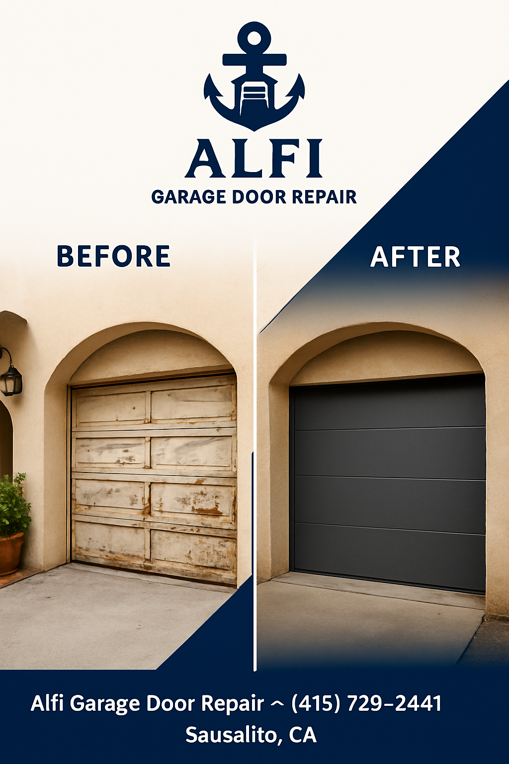 Garage Door Repair in Sausalito